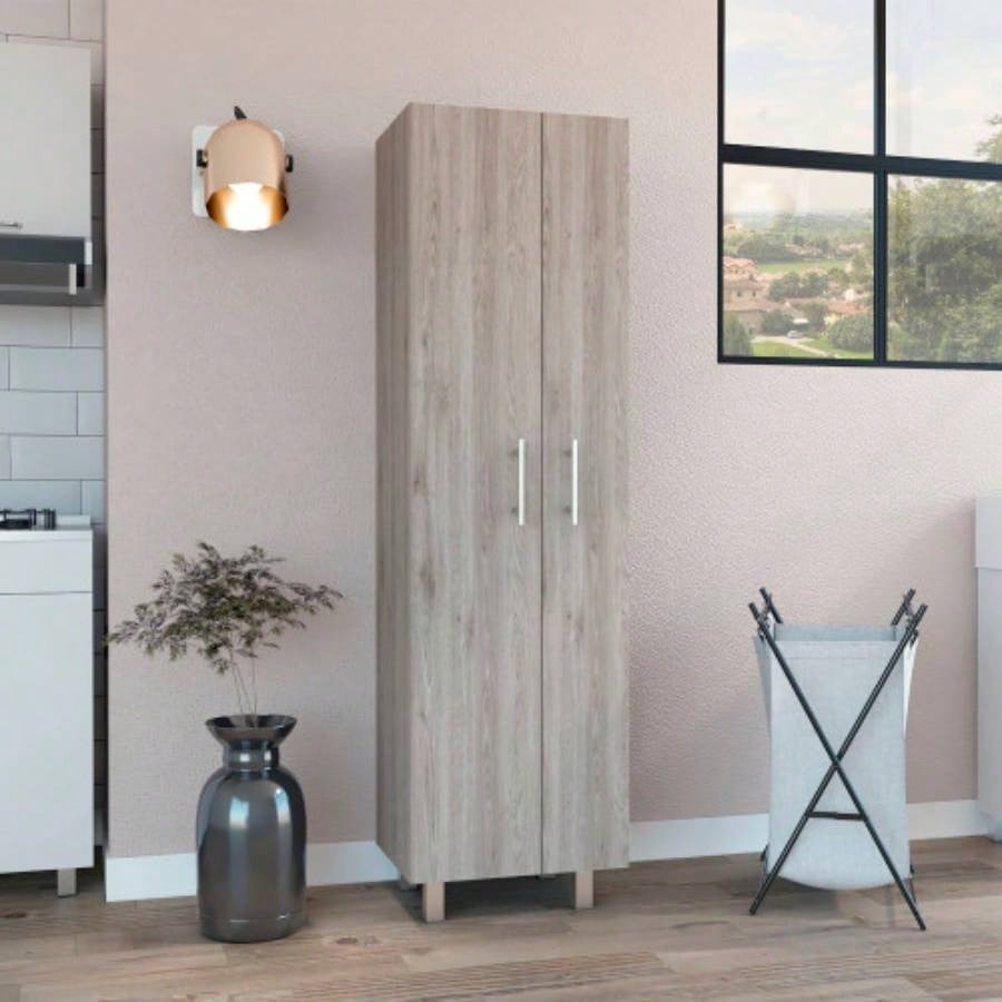 Closet Pantry Copenhague, Bedroom, Light Gray/ White