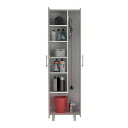 Closet Pantry Copenhague, Bedroom, Light Gray/ White