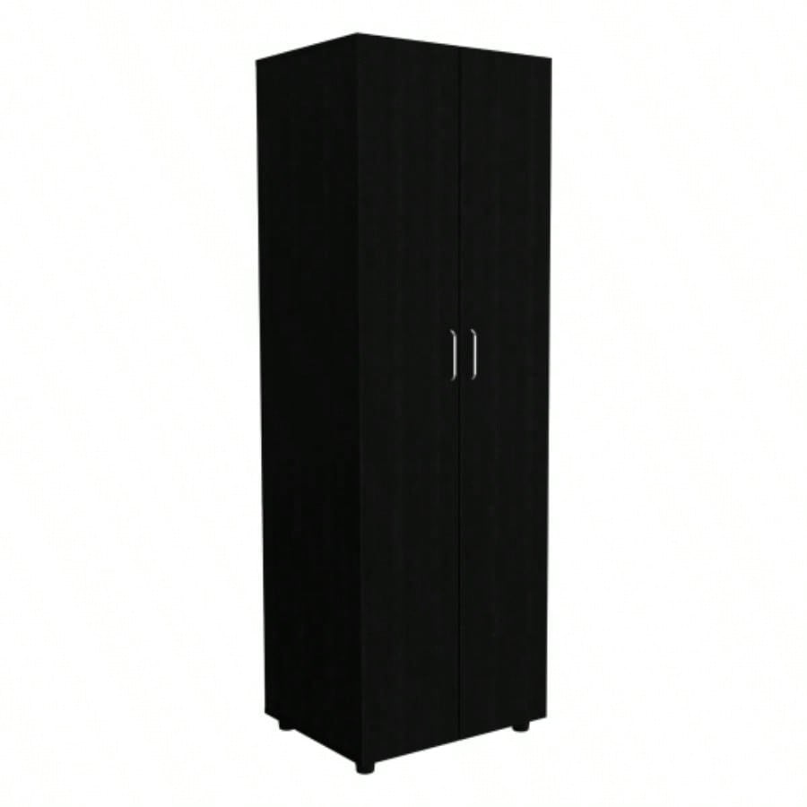 Slim Armoire Barkley, Bedroom, Black