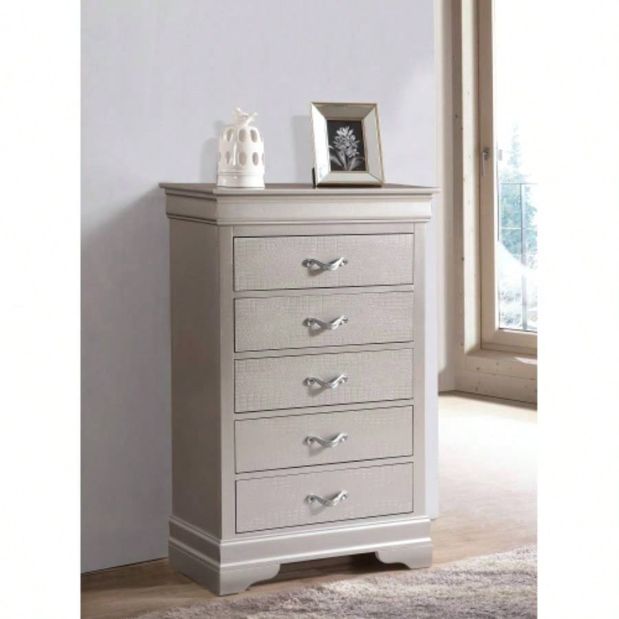 Lorana G6590 - Chest, Silver Champagne