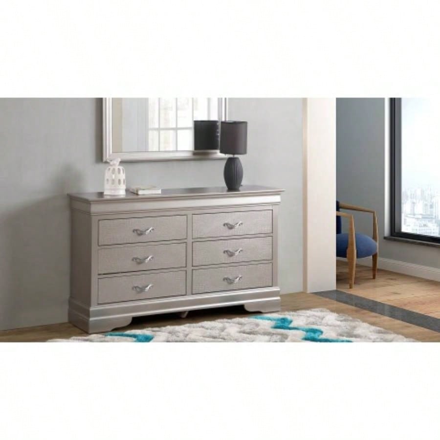 Lorana G6590 - Chest, Silver Champagne