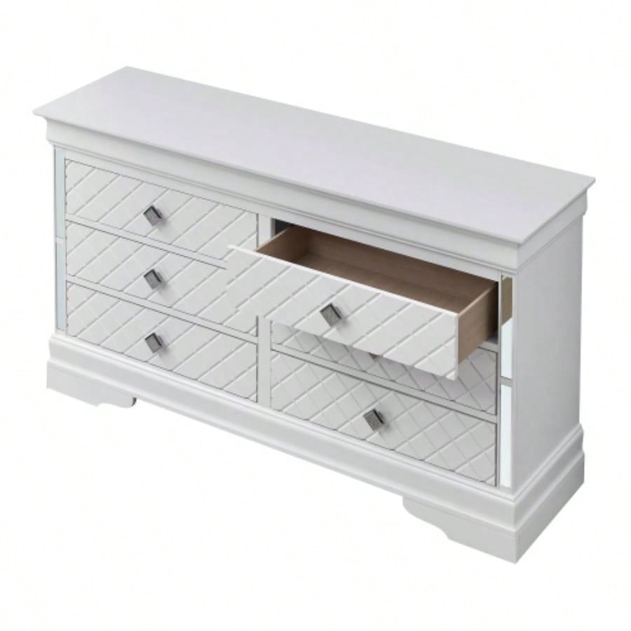Verona G6790 - D Dresser, Silver Champagne