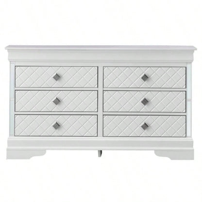 Verona G6790 - D Dresser, Silver Champagne
