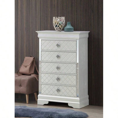 Verona G6790 - D Dresser, Silver Champagne