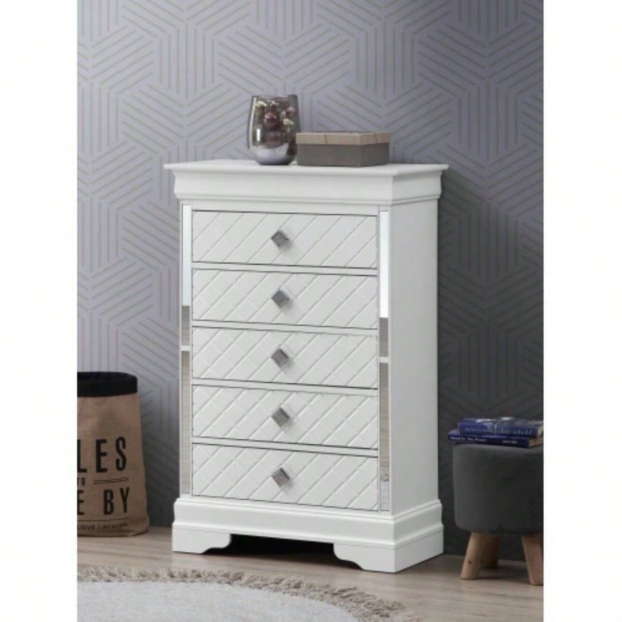 Verona G6790 - D Dresser, Silver Champagne