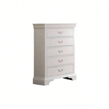 Modern Bedroom Chest Of Drawers White Color Drawers Tall Chest Plywood