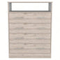 Four Drawer Dresser Wuju, Bedroom, Light Gray/ White