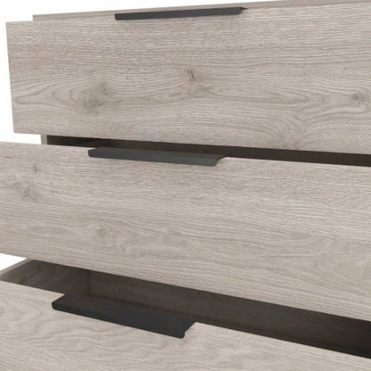 3 Drawers Dresser Maryland, Superior Top, Light Gray