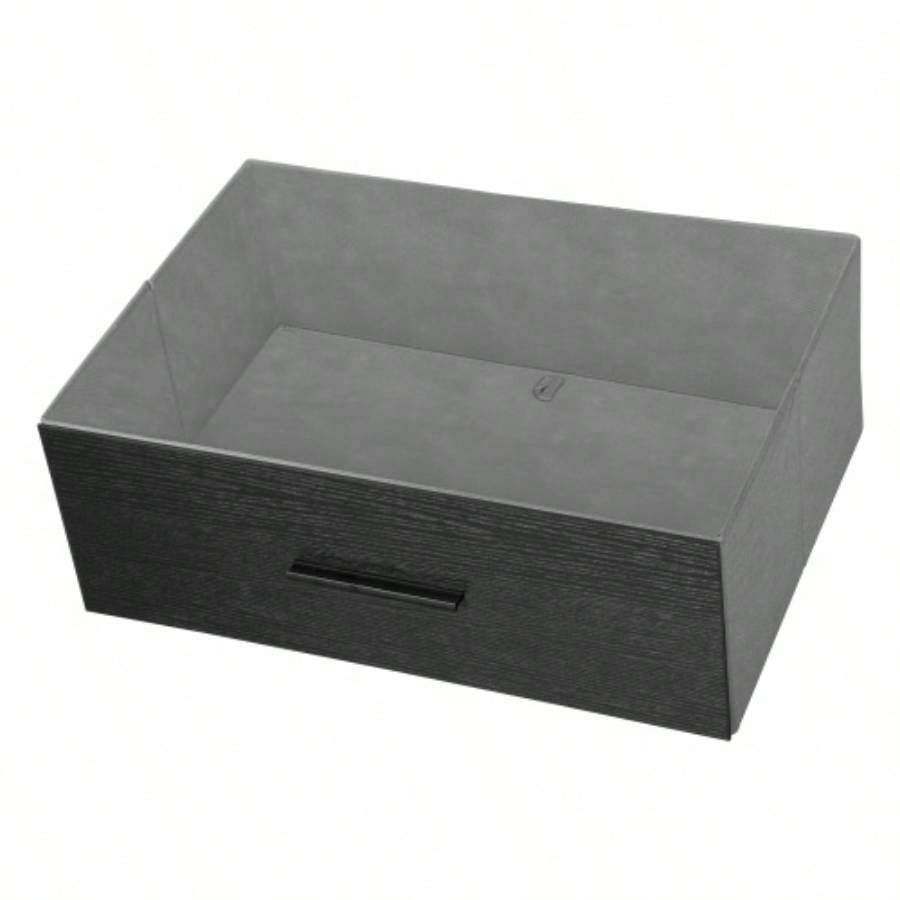 6 - Drawer Dresser with Large Fabric Drawers, Black