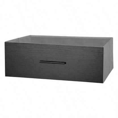 6 - Drawer Dresser with Large Fabric Drawers, Black