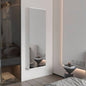 Wall Mounted Shoe Rack, Mirror, Five Shelves, Ten Shoes Capacity