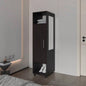 Summit Wardrobe in melamine with mirror, door and open storage