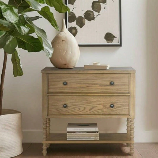 2 Drawer Accent Chest Natural See below
