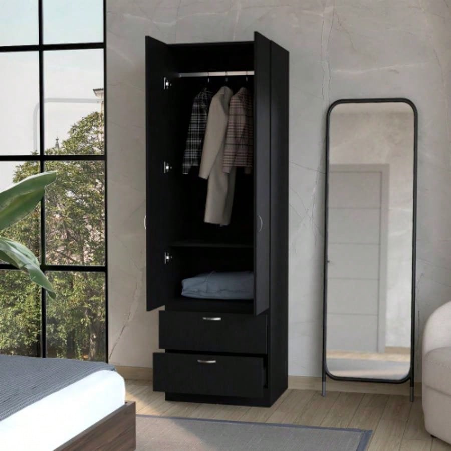 Armoire Marlton, Bedroom, Black