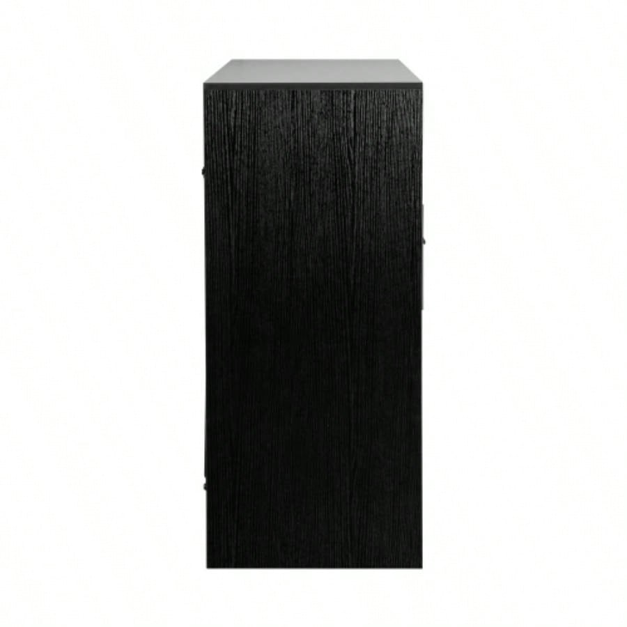 8 - Drawer Dresser with Large Fabric Drawers, Black