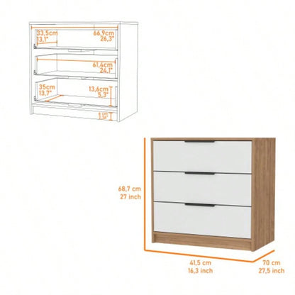 Washington Three Drawer Dresser