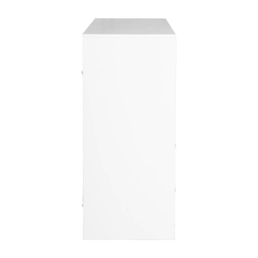 8 - Drawer Dresser with Large Fabric Drawers, White