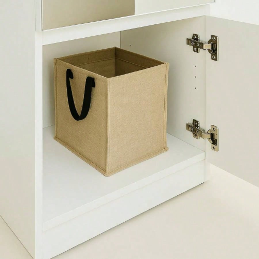 Elise Modular Wood Closet System with Mirror in White