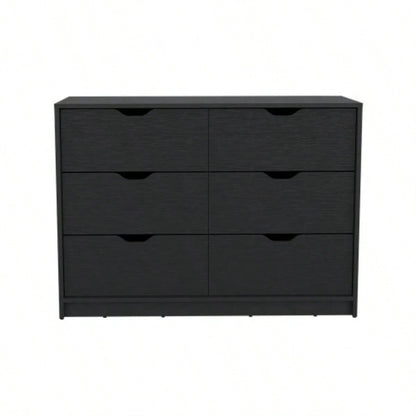 Dresser Curio, Four Drawers, Black Wengue