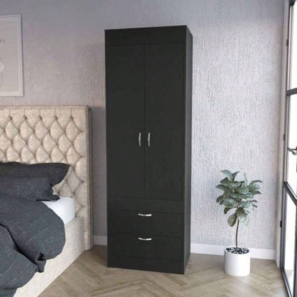 Armoire, One Large Cabinet, Two Drawers