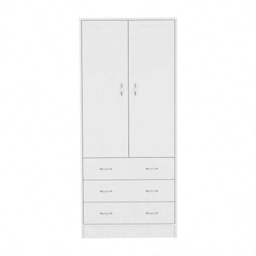 Armoire Ramey, Bedroom, White