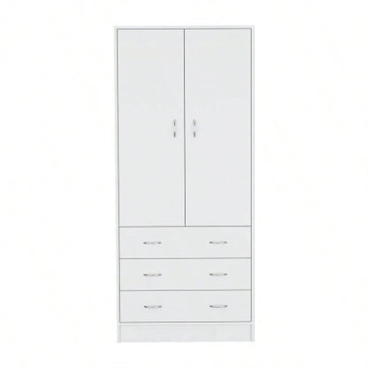 Armoire Ramey, Bedroom, White