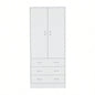 Armoire Ramey, Bedroom, White