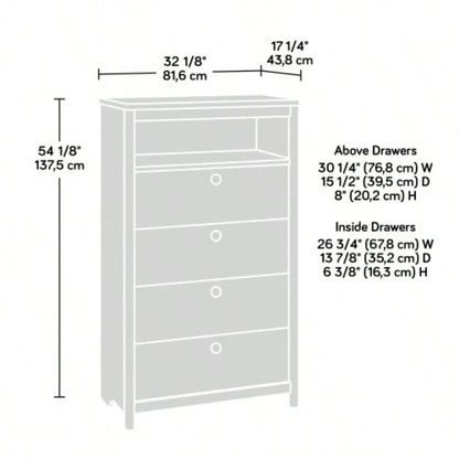 Chest of Drawers, Blue
