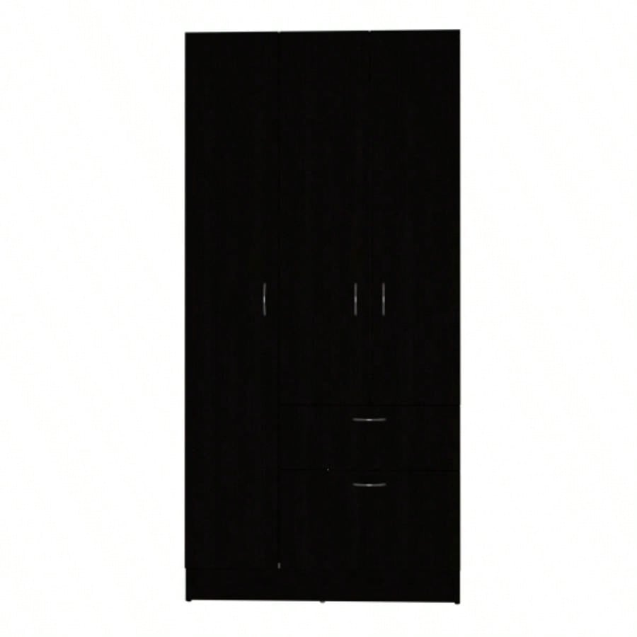 Armoire, Bedroom, Black/ White