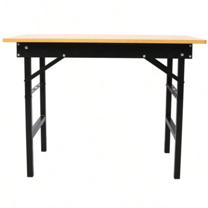 Portable Folding Work Table with Measuring Tape and Angle Finder, Portable Folding Workbench, Workshop, With Handle