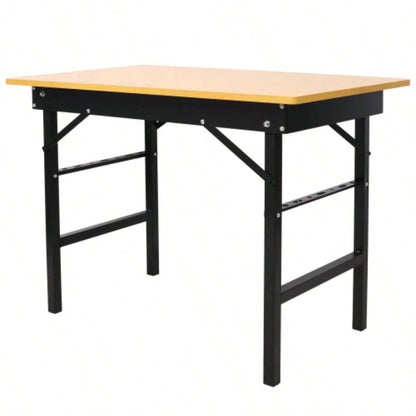 Portable Folding Work Table with Measuring Tape and Angle Finder, Portable Folding Workbench, Workshop, With Handle