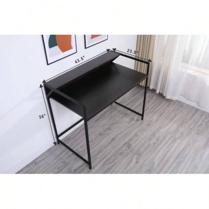 Black Console Table Narrow Modern Entryway Table Small Behind Couch Table Sofa Table Hallway Table Living Room Foyer Bedroom Corridor Office