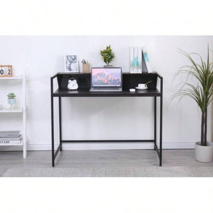 Black Console Table Narrow Modern Entryway Table Small Behind Couch Table Sofa Table Hallway Table Living Room Foyer Bedroom Corridor Office