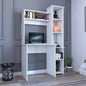 Desk Logan, Five Cubbies, Light Gray