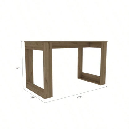Oviedo 120 Writing Desk, Four - Light Oak