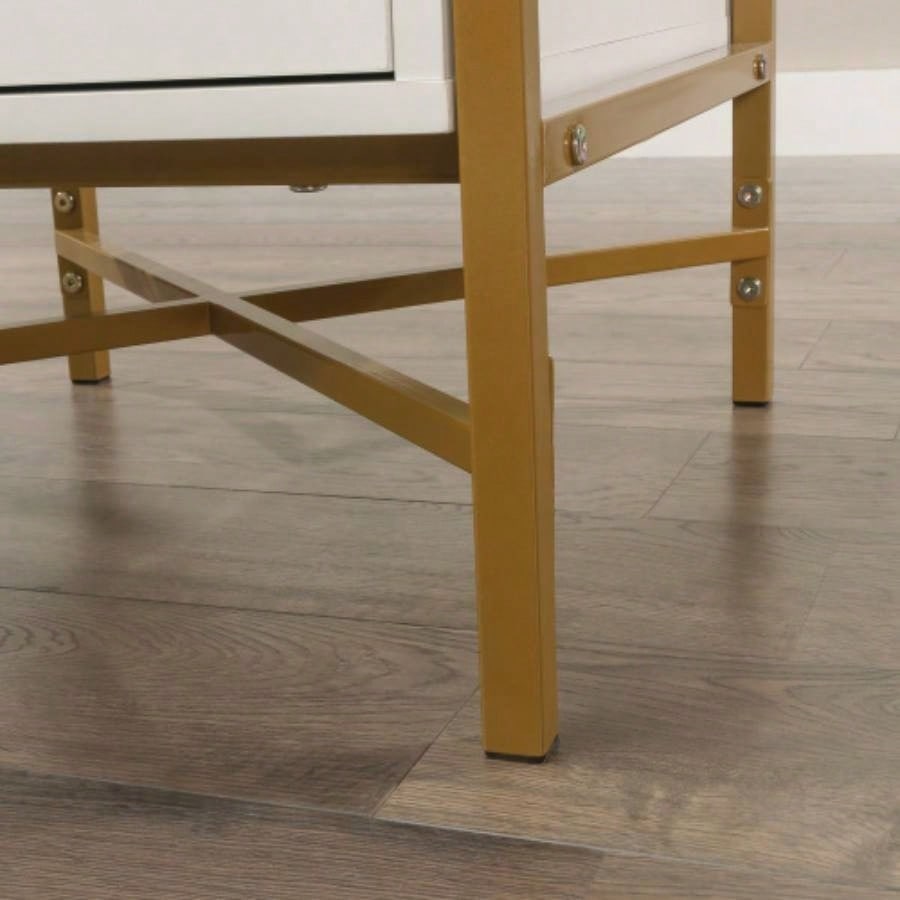 L - Shaped Desk, White