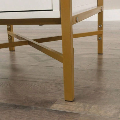 L - Shaped Desk, White