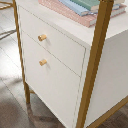 L - Shaped Desk, White