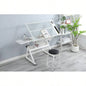 black adjustable tempered glass drafting printing table with chair