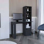 Writing Desk With Bookcase and Cabinet, White