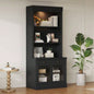 83.4Tall Bookshelf Writting Desk Suite, Modern Bookcase Suite with LED Lighting, Drawers, Study Desk and Open Shelves, 2 - Piece Set Storage Bookshelf Living Room, Home Office, Study room, White