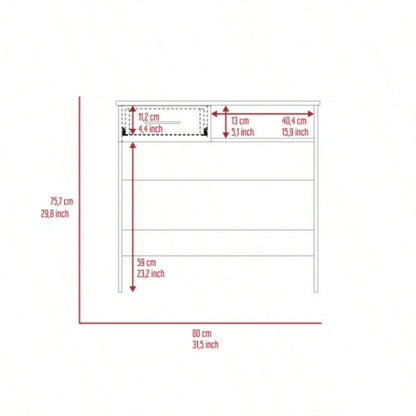 Home Office Set, Two Parts Set, One Drawer, Desktop, Keyboard Tray, Stand, Five Shelves, Black