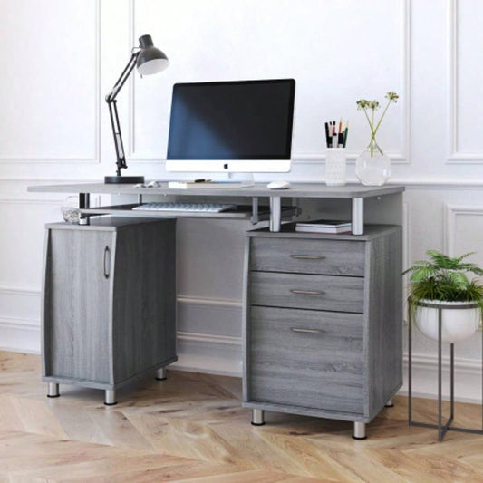 Techni Mobili Complete Workstation Computer Desk with Storage,