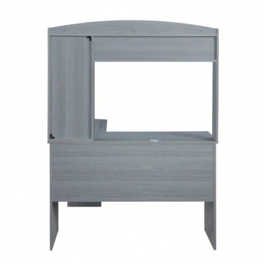 Techni Mobili Modern L - Shaped Desk with Hutch,