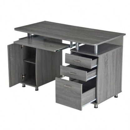 Techni Mobili Complete Workstation Computer Desk with Storage,