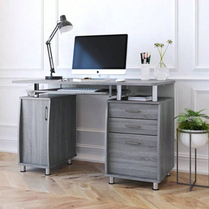 Techni Mobili Complete Workstation Computer Desk with Storage,