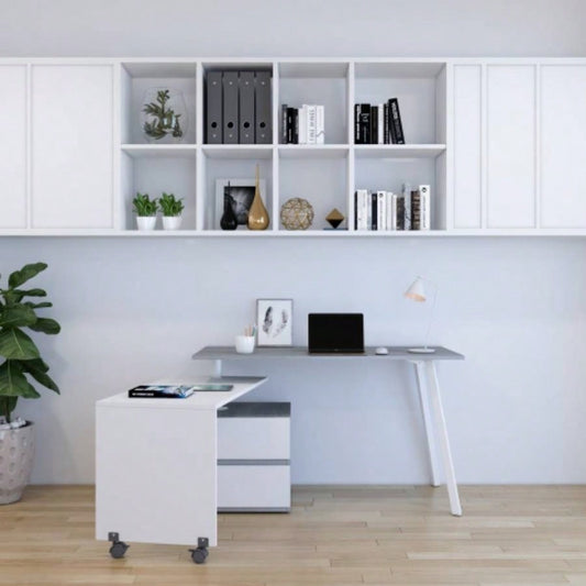 Techni Mobili Rotating Multi - Positional Modern Desk,