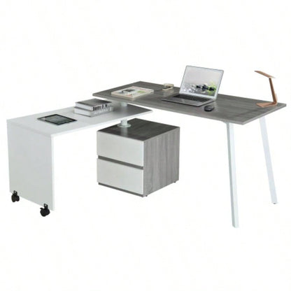 Techni Mobili Rotating Multi - Positional Modern Desk,