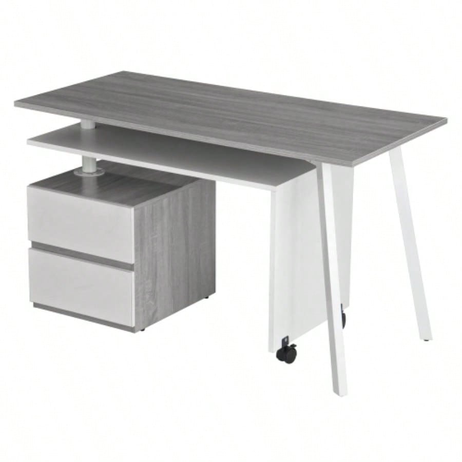 Techni Mobili Rotating Multi - Positional Modern Desk,