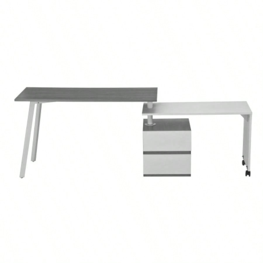 Techni Mobili Rotating Multi - Positional Modern Desk,